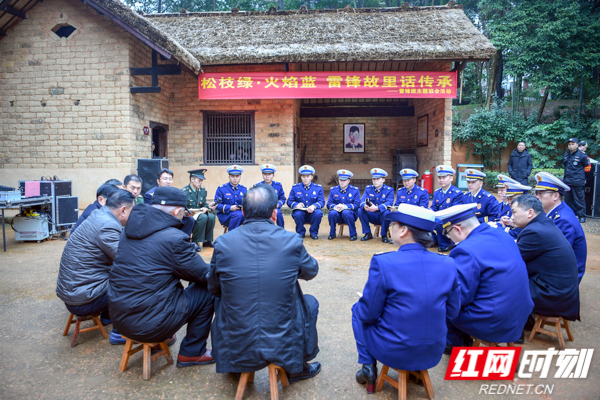 湖南長沙:雷鋒故里話傳承 望城消防舉行主題班會活動